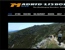 Tablet Screenshot of bikemadridlisbon.com